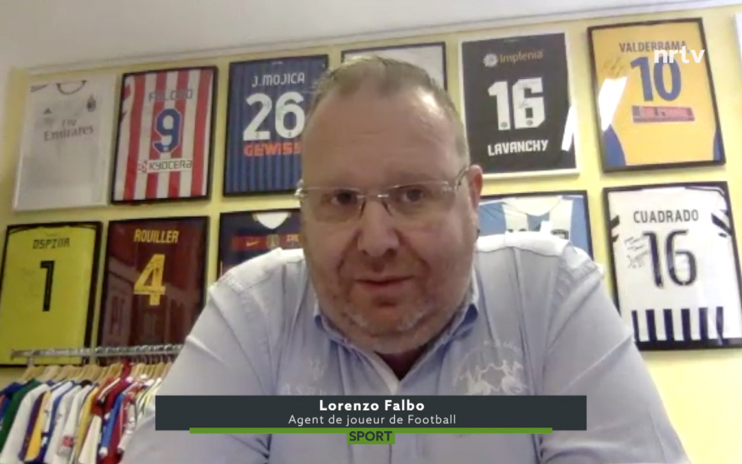 Lorenzo Falbo est invité sur Nyon Région TV  | 30.10.2020